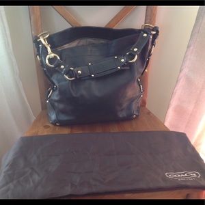 Coach Black Leather Bag